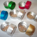 Colored Aluminum Tealight Cups Empty Metal Candle Containers Mold